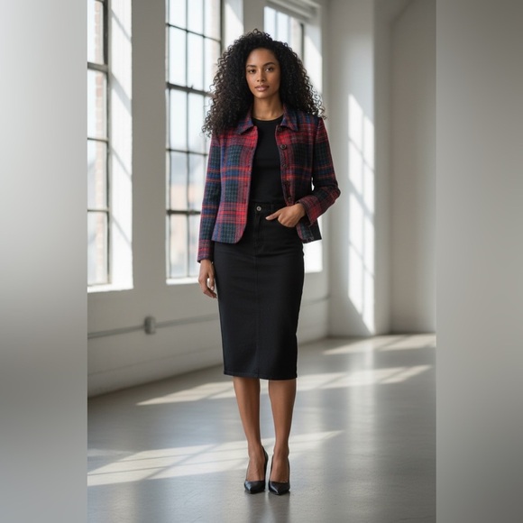 ELLEN TRACY LADYS SHORT BLAZER SIZE 12 CAN BE WORN WITH JEANS OR DRESS S…VEN23 - Picture 2 of 16